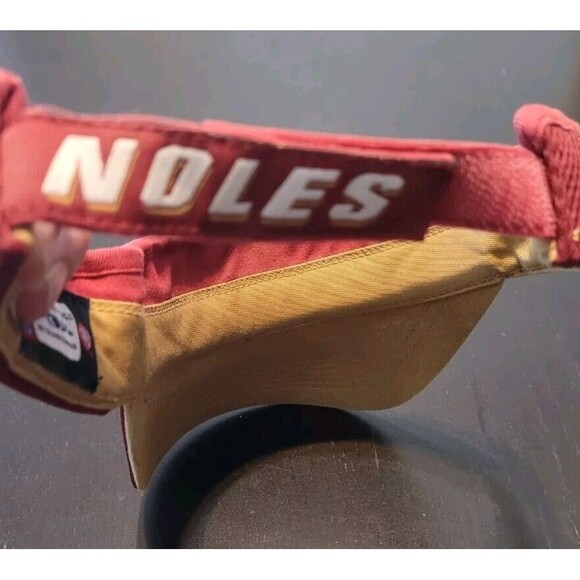 Florida State Seminoles Sun Visor Top of the World Hat Garnet Gold Adjust Golf - Picture 3 of 5
